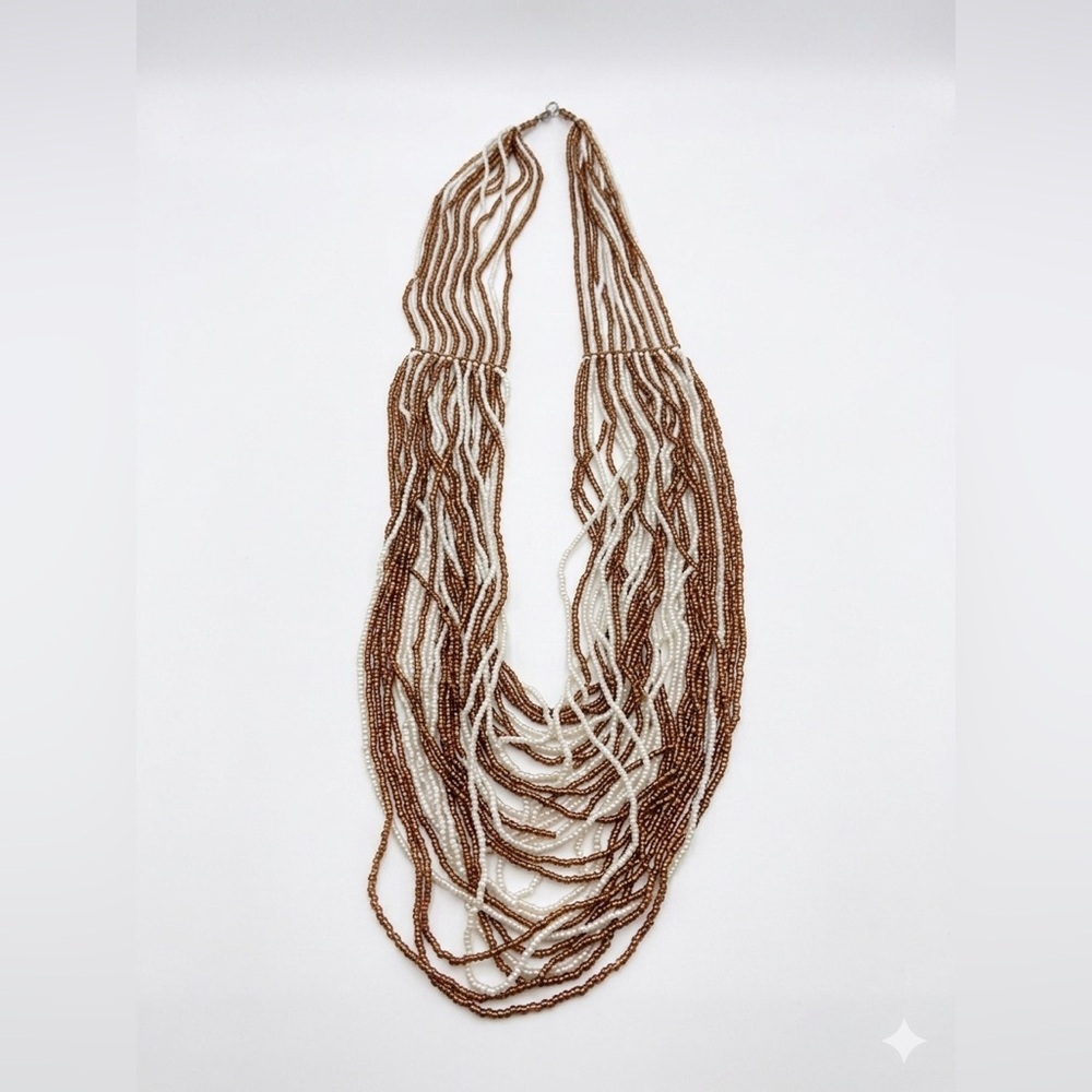 Beaded Boho Magic Statement Piece Neutral Bohemian Festival Maximalism
